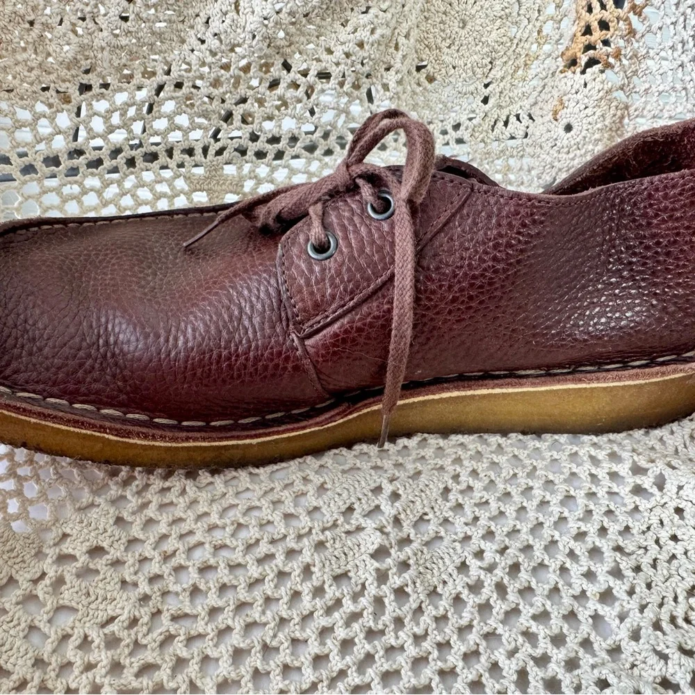Clarks Originals Brown Leather Trek Shoes